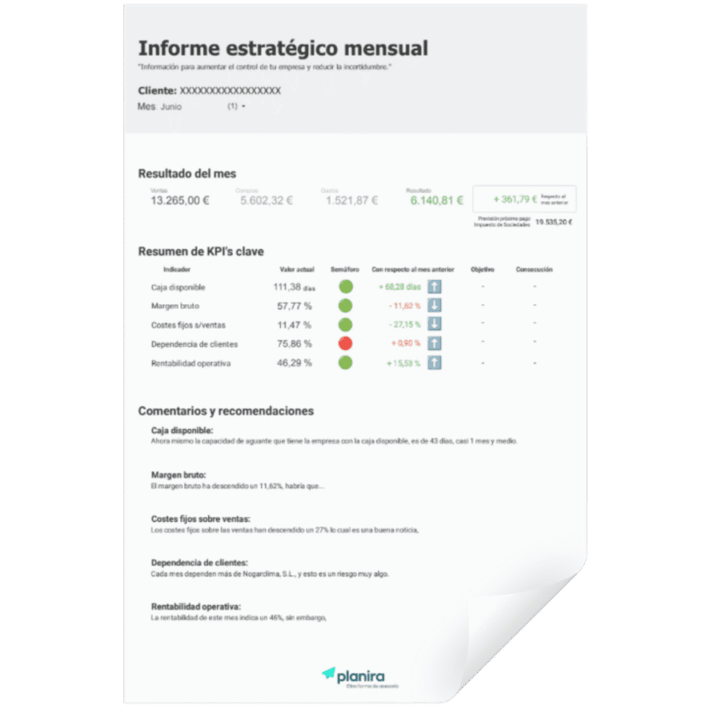 Informe Planira página completa